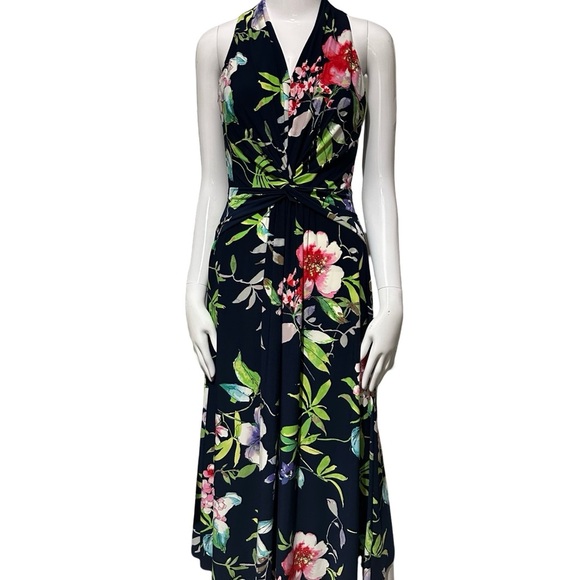 Chaps Floral Sleeveless Dress - Picture 5 of 9